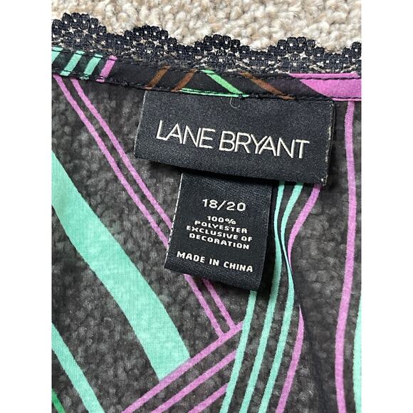 Lane Bryant Women's Sheer Y2K Whimsical Fairy Boho Chic Indie Top Cover Up 18/20 - Picture 7 of 9